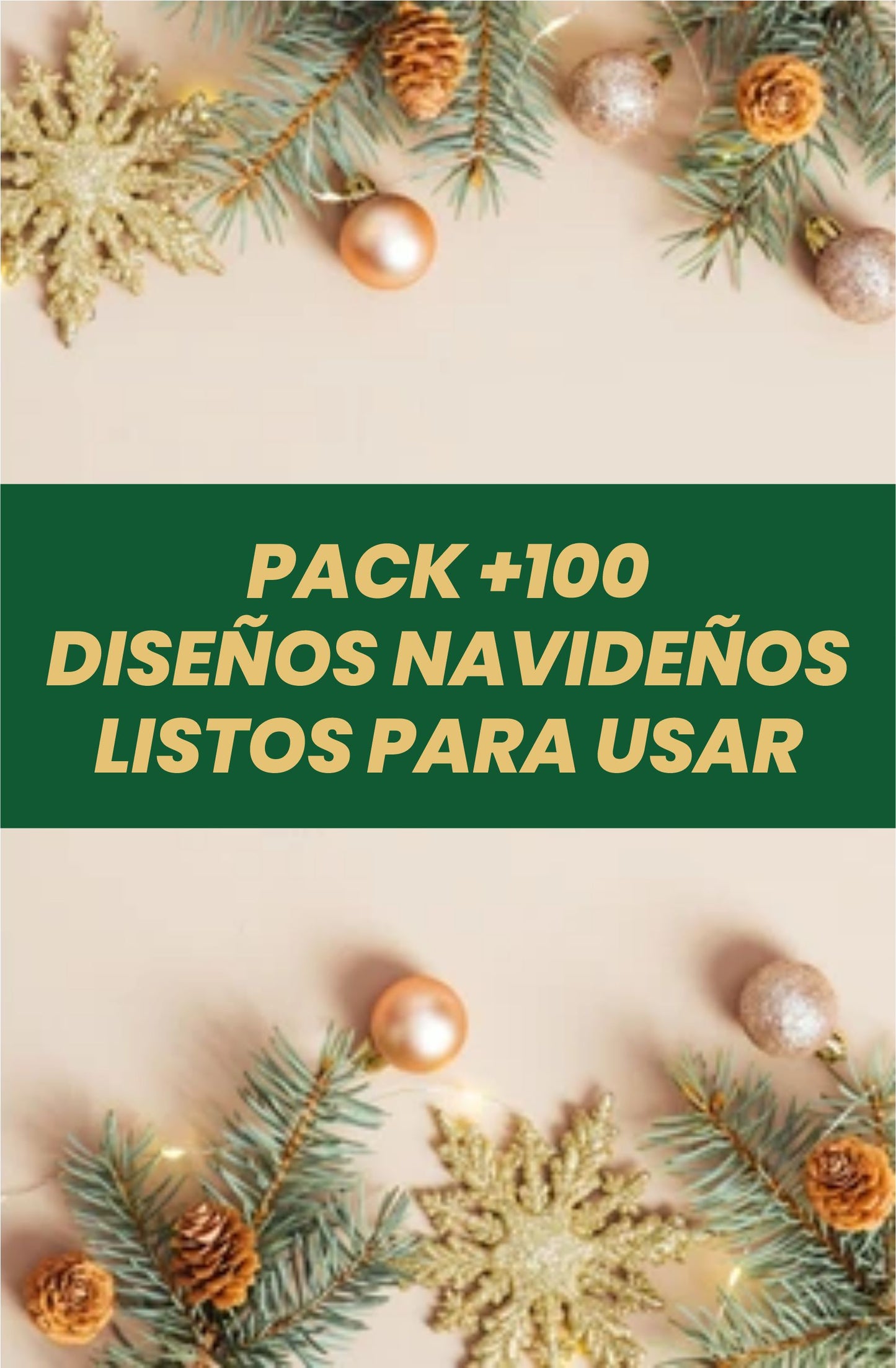 PACK +100 DISEÑOS NAVIDEÑOS